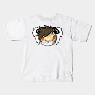 Overwatch Tracer Panda Kids T-Shirt